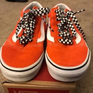 Flame Orange Old Skools